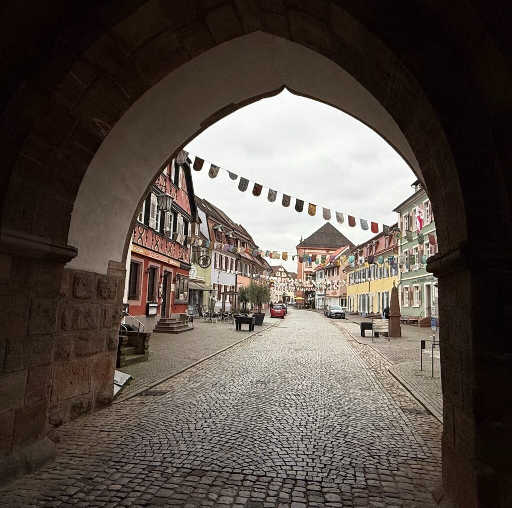 Strasse in Gengenbach im Schwarzwald